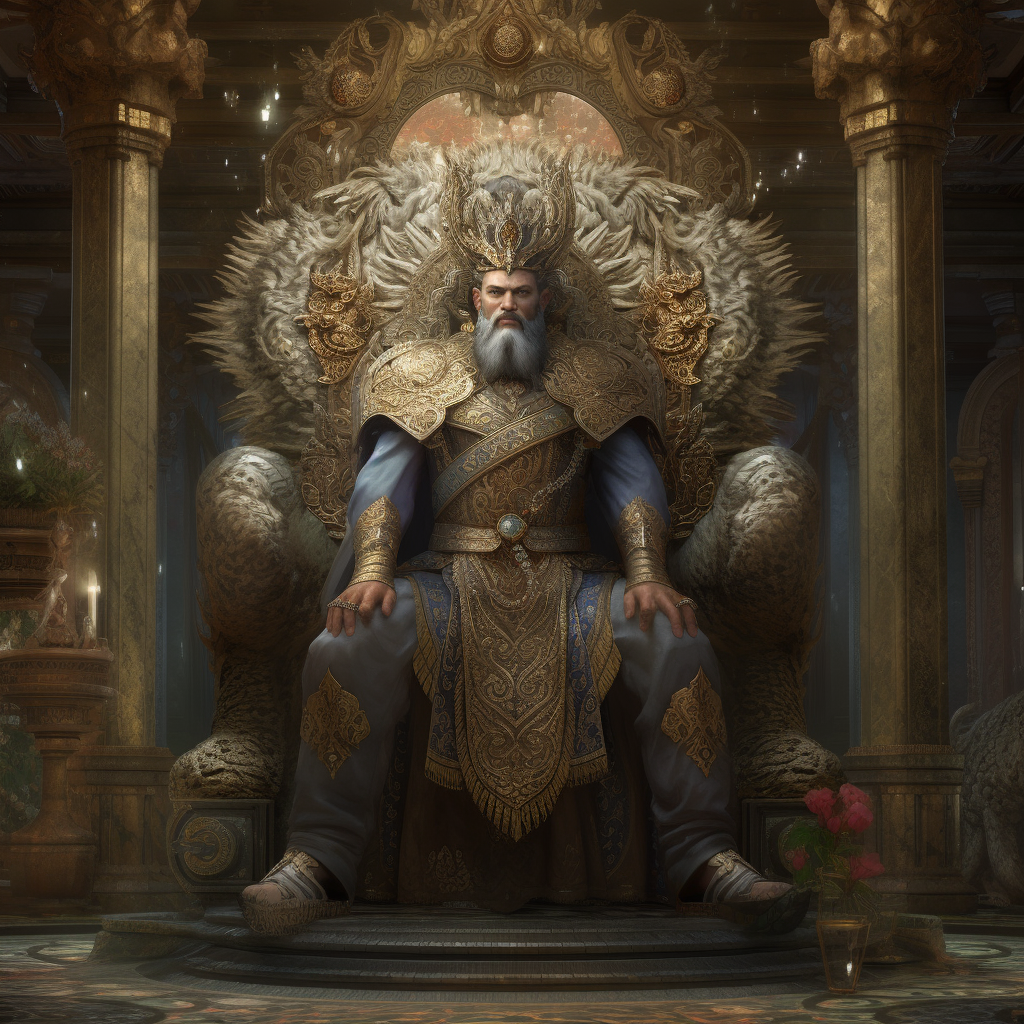 Portrait of King Yurlik Byrn of Baihan